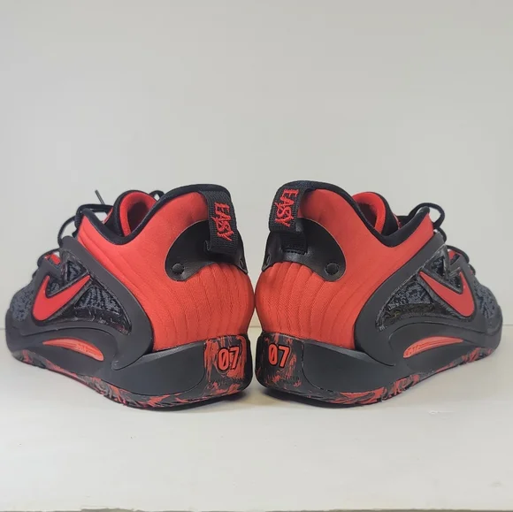 Nike KD 15 Bred Black University Red DC1975 003 Men’s Size Basketball Shoes - Picture 8 of 10